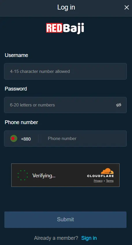 REDBAJI Register